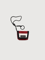 Key Holder Mini Messenger Red/White | Freitag