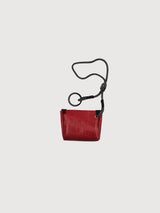 Key Holder Mini Messenger Red/White | Freitag