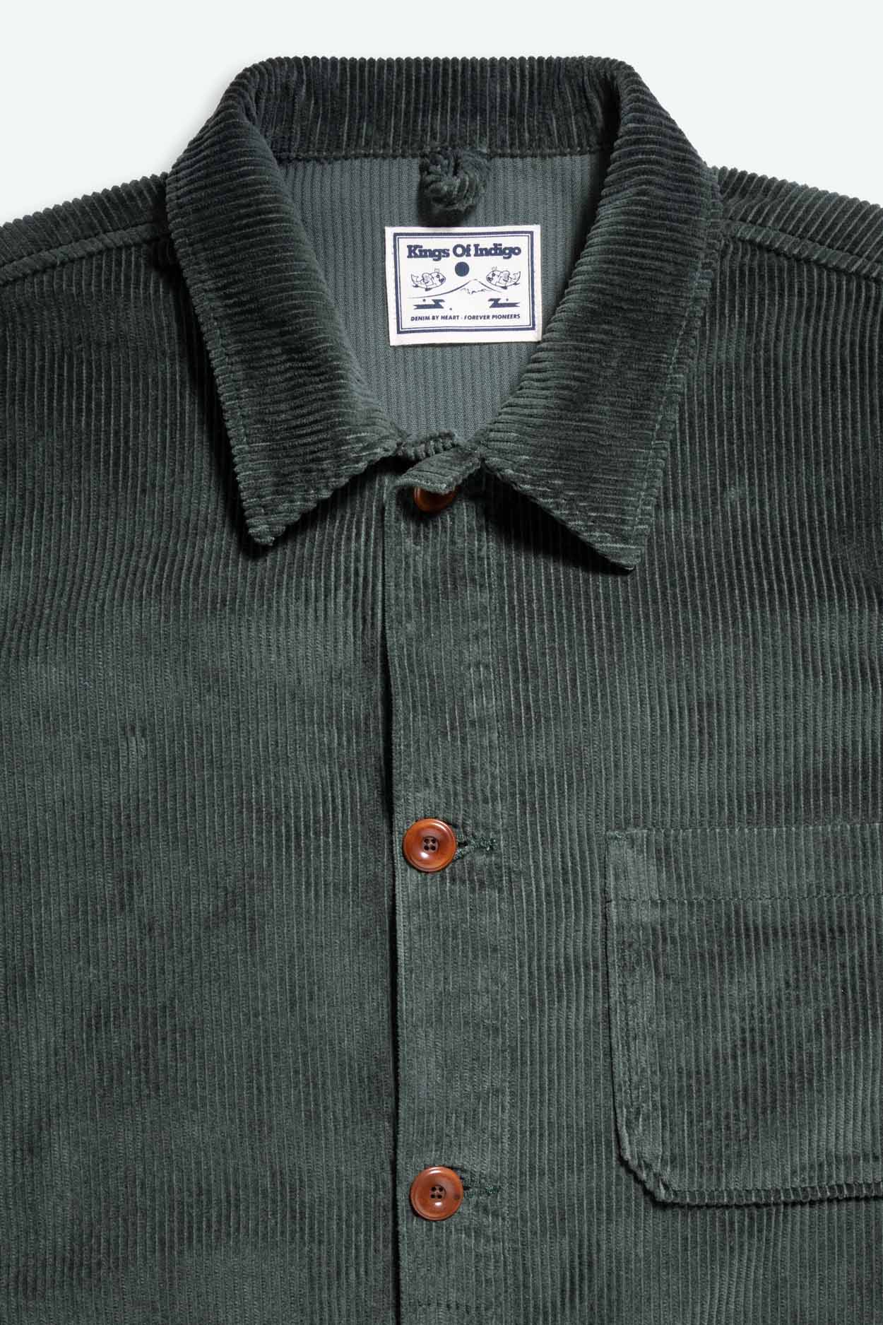 Giacca Duncan OTA CORD VERDE SCURO CORD | Kings Of Indigo