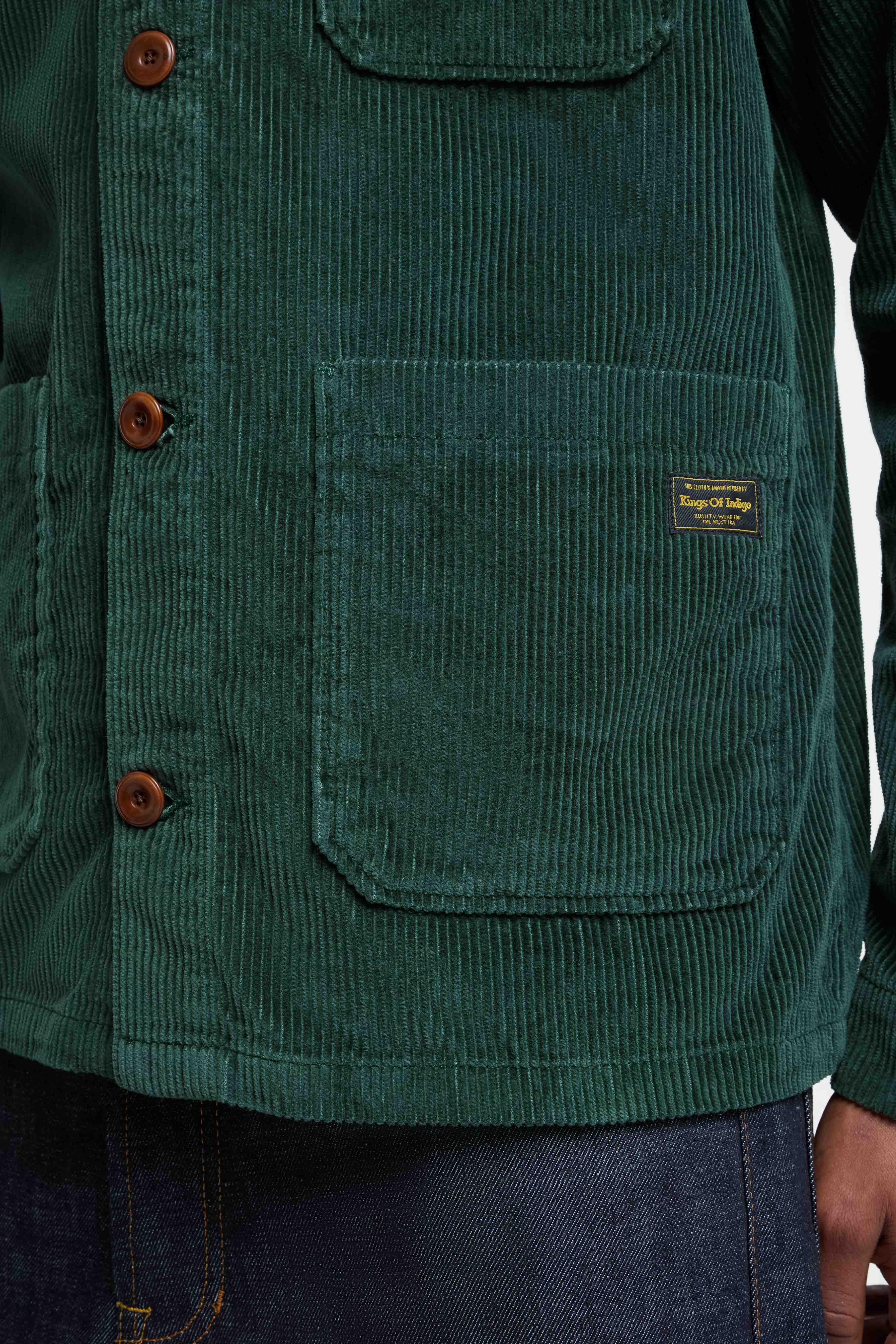 Giacca Duncan OTA CORD VERDE SCURO CORD | Kings Of Indigo