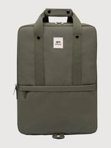 Backpack Laptop Daily 15 Dark Green in Recycled Polyester I Lefrik