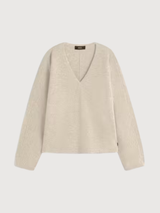 Yebes Women's Sweater Bone Melange | ECOALF