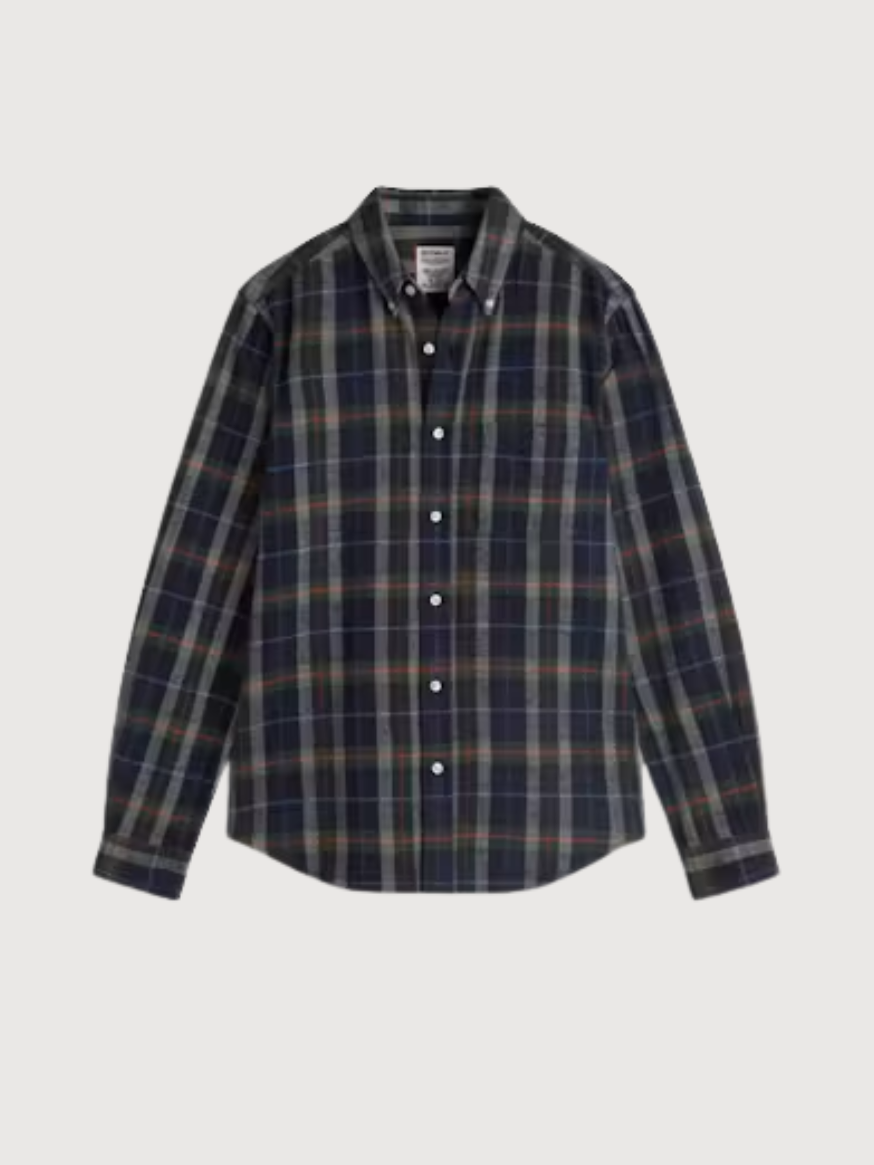 Getari Men's Shirt Off White Green Blue | ECOALF