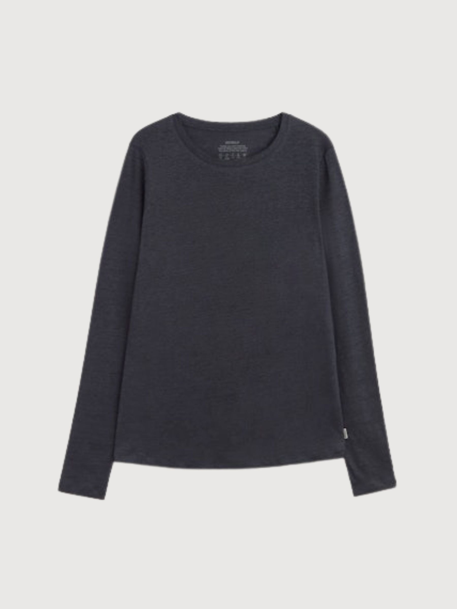 Longsleeve Cale Woman Storm Blue Linen | Ecoalf