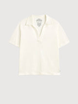 T-Shirt Troms Donna Lino Bianco | Ecoalf