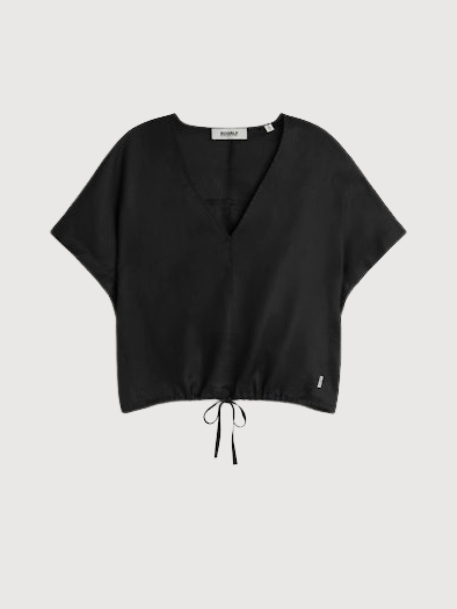 Blouse Dora Woman Black Linen | Ecoalf