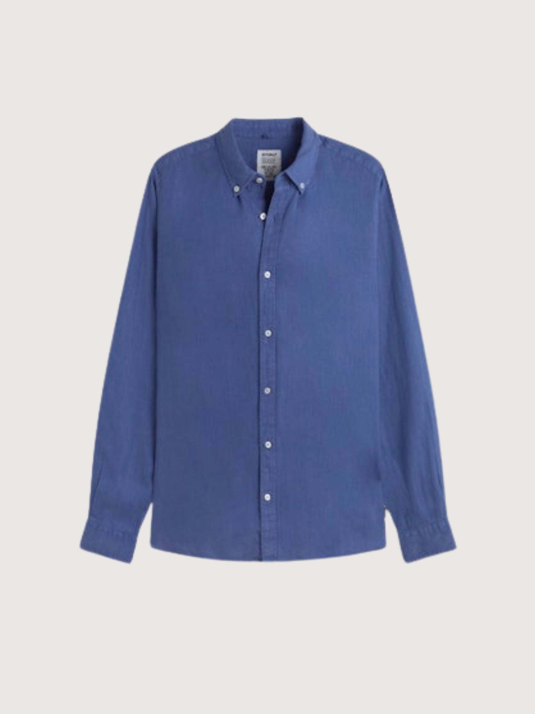 Shirt Malibu Man Pacific Blue Linen | Ecoalf