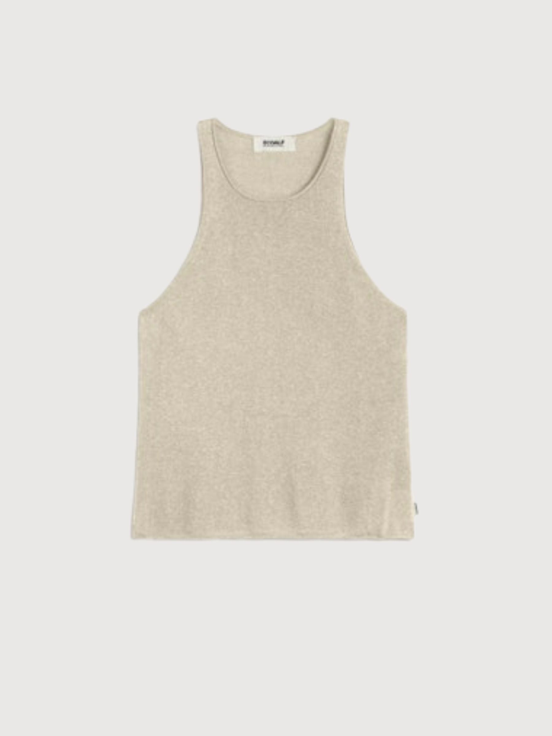Top Ceiba Knit Woman Stone | Ecoalf