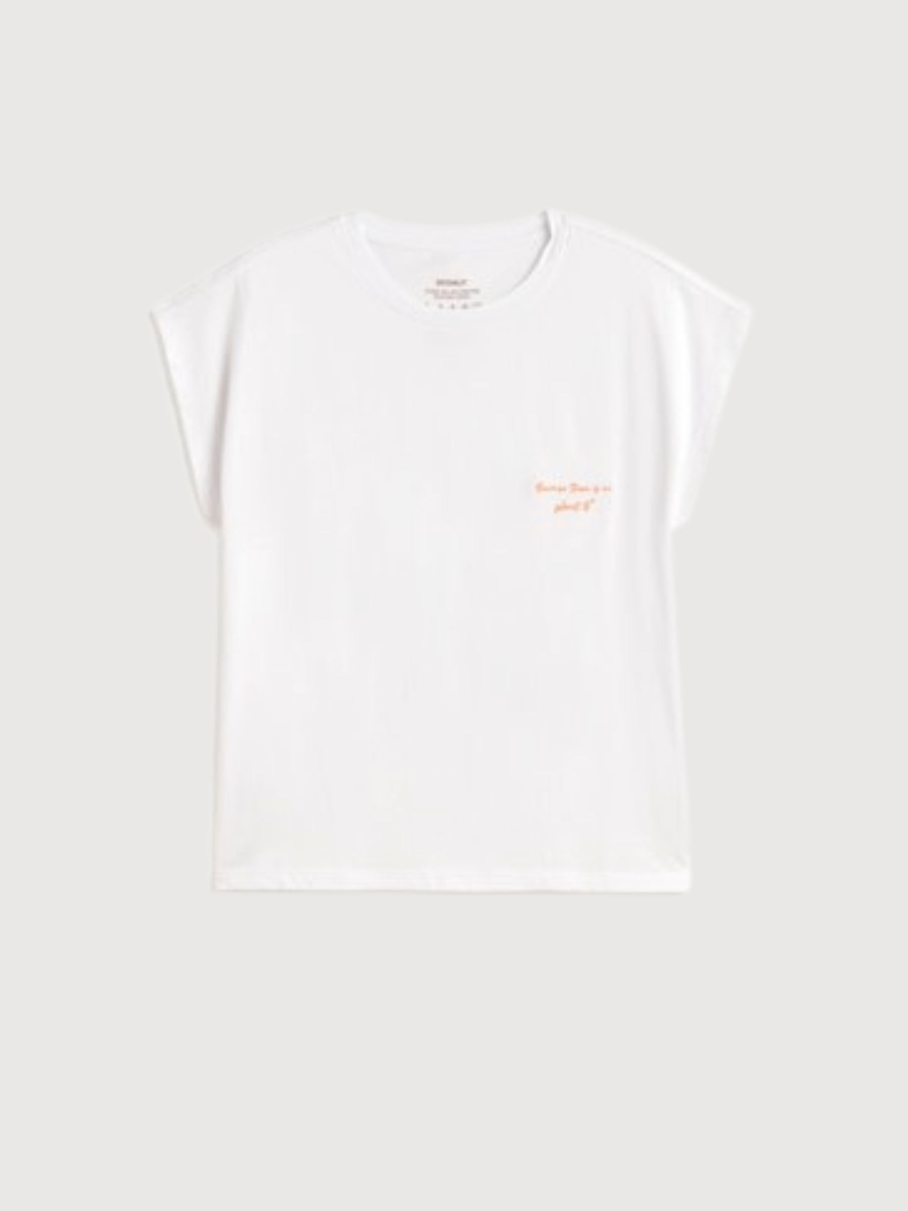 T-shirt Namur da donna in cotone bianco | Ecoalf