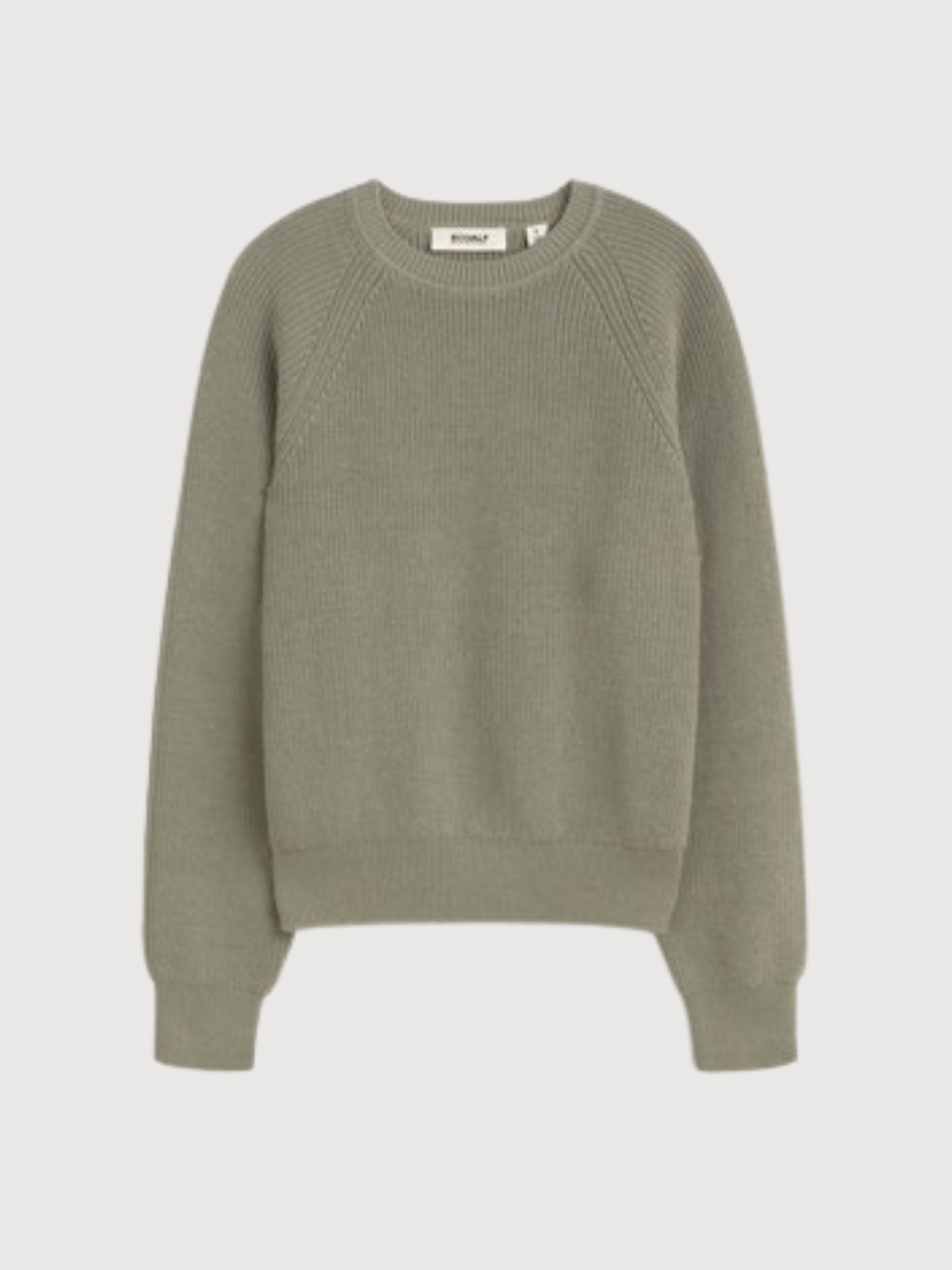 Pullover Noni Knit Woman Sage Cotton  | Ecoalf