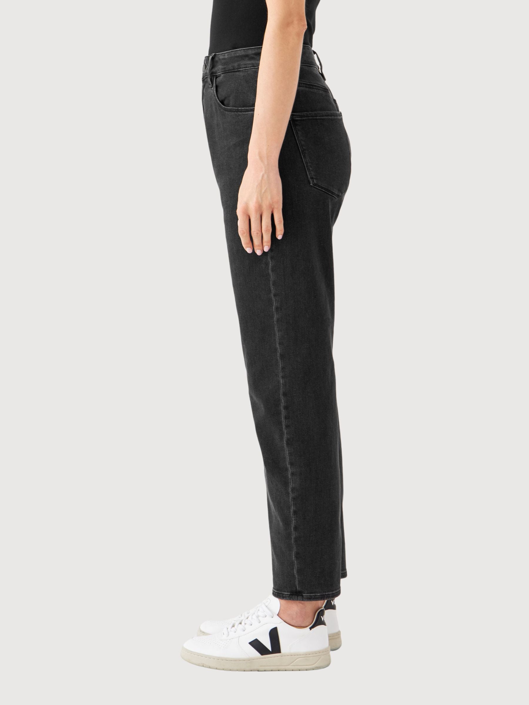 Stardust Oshape Soft Denimclassic Jeans Black |Dawn