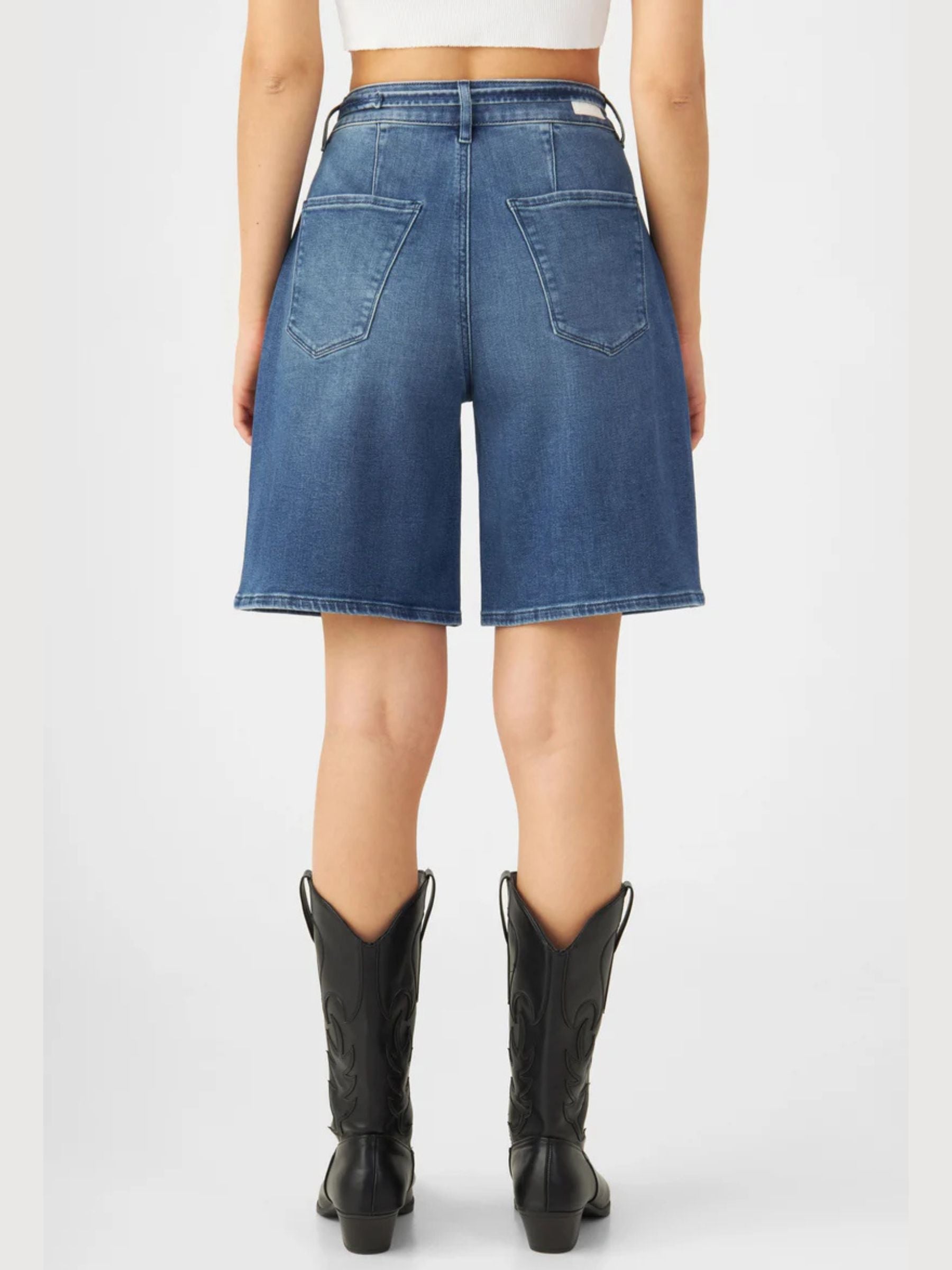 Denim Short Blinky Blue Woman Cotton | Dawn