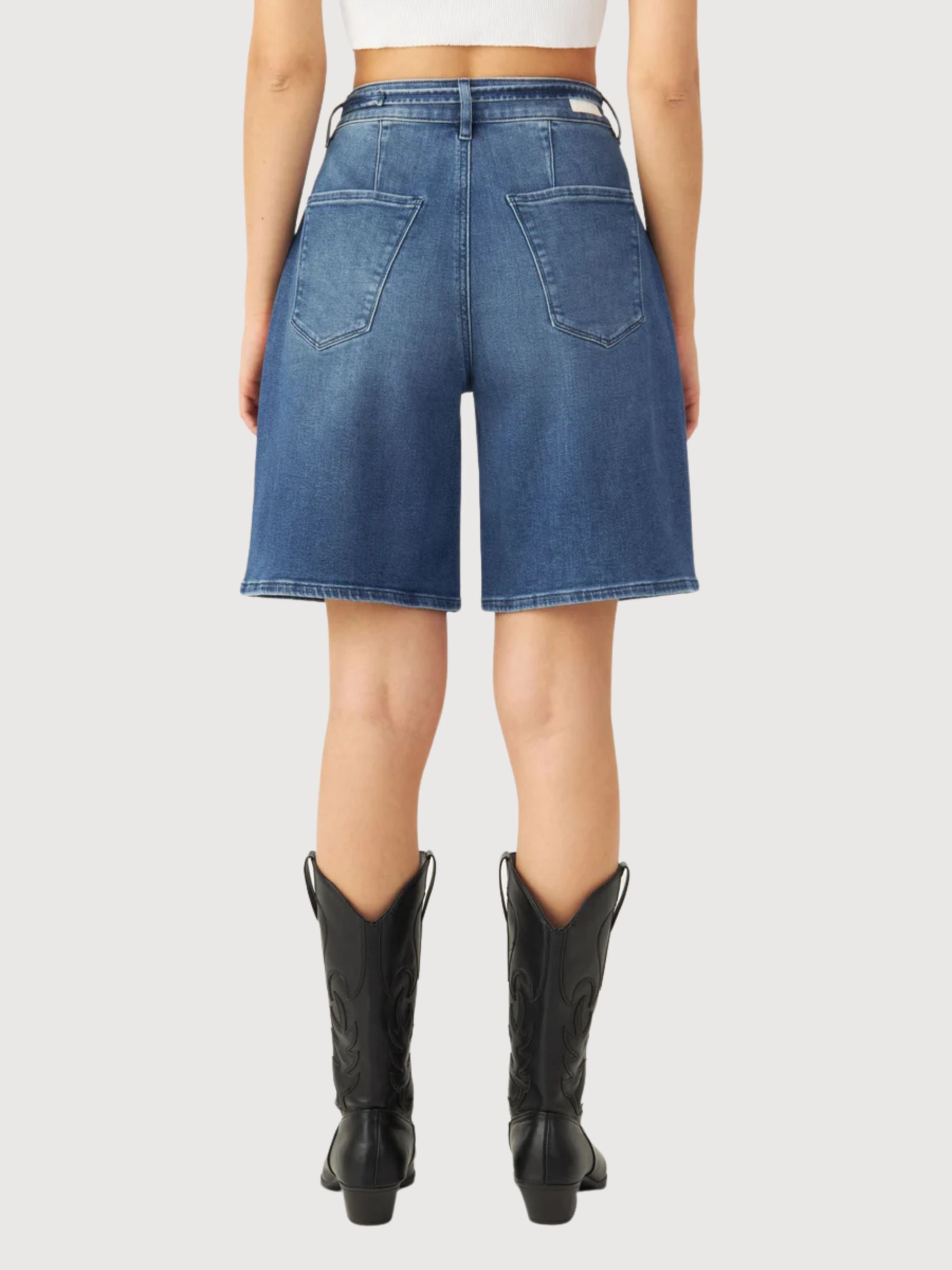 Denim Short Blinky Blue Woman Cotton | Dawn