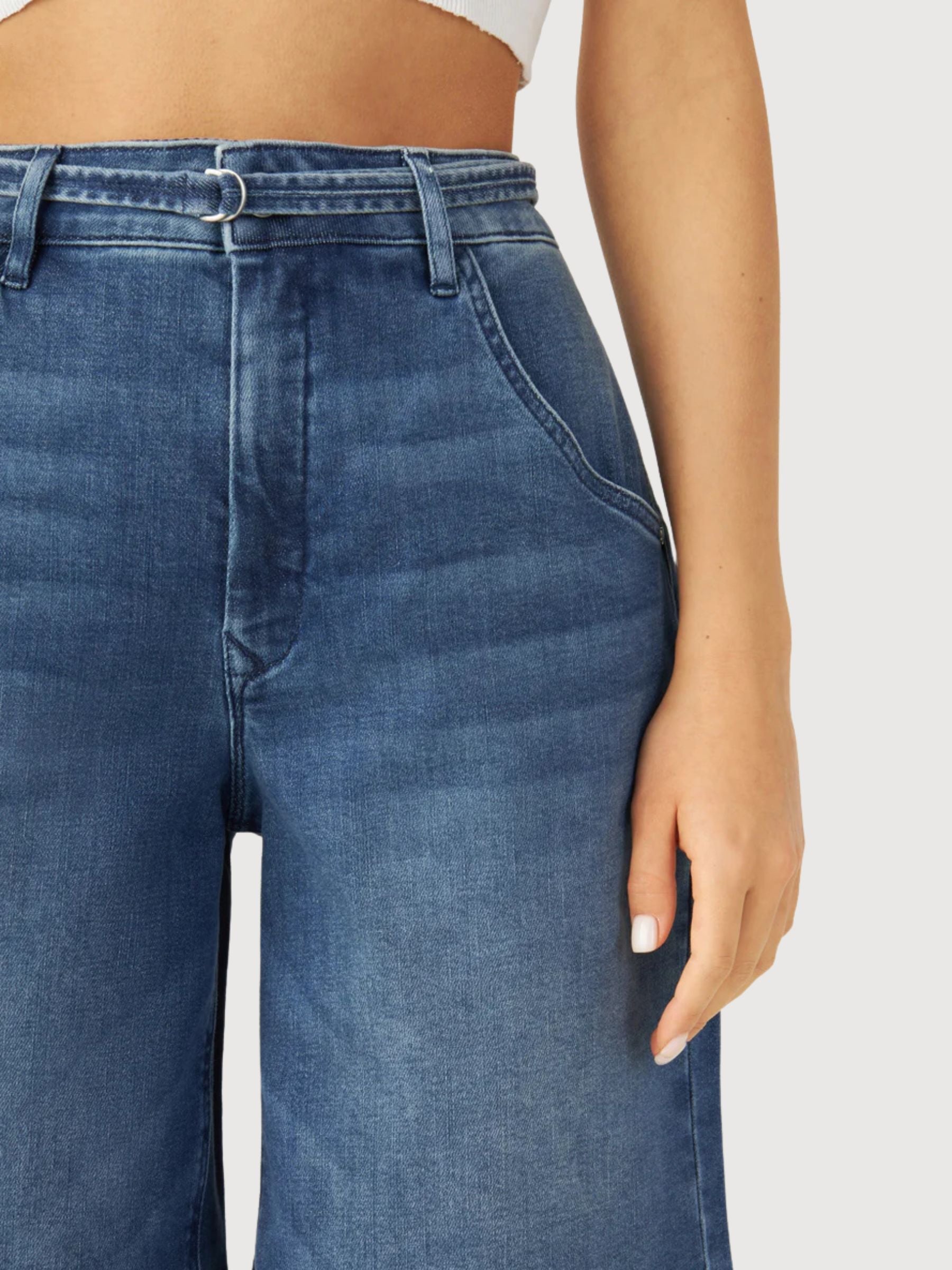 Denim Short Blinky Blue Woman Cotton | Dawn