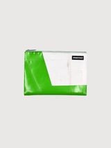 CHUCK Green/White Pouchette | FREITAG
