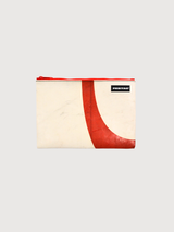 CHUCK White/Red Pouchette | FREITAG