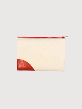 CHUCK White/Red Pouchette | FREITAG