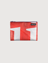 CHUCK Pochette Rosso/Argento | FREITAG
