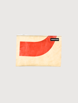 CHUCK White/Red Pouchette | Freitag