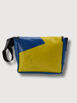 Bag F11 Lassie Yellow & Blue In Used Truck Tarps | Freitag