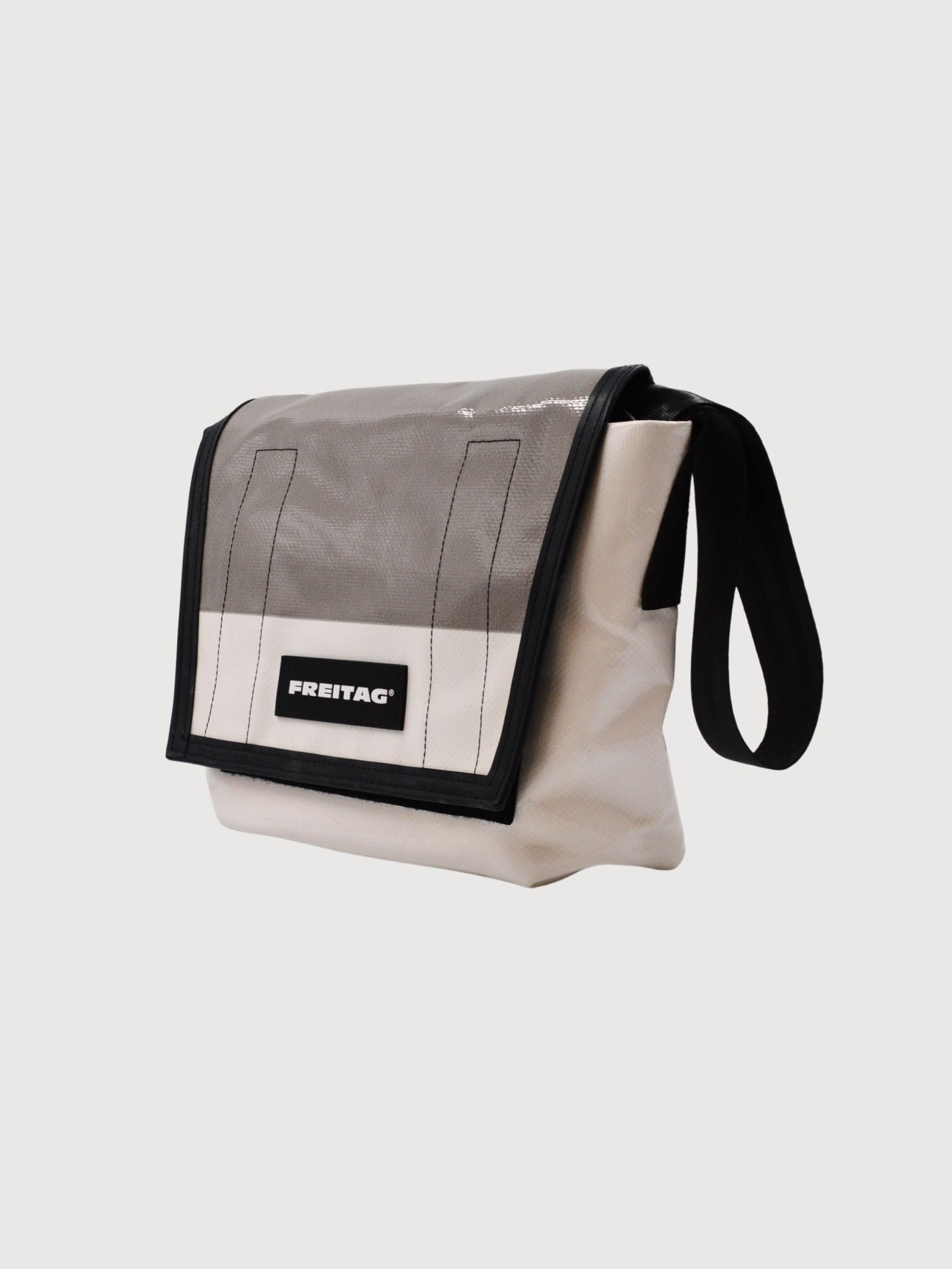 Borsa Messenger Lassie Bianco/Grigio | Freitag