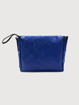 Borsa a tracolla Lassie blu/bianca | Freitag – Colorazione unica n. 2