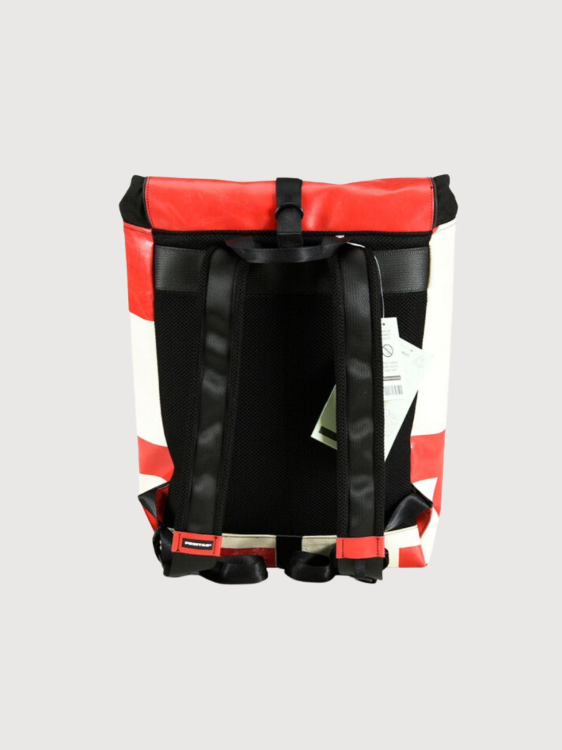 Rucksack F155 Clapton Red & White In Gebrauchtwagen Tarps | Freitag