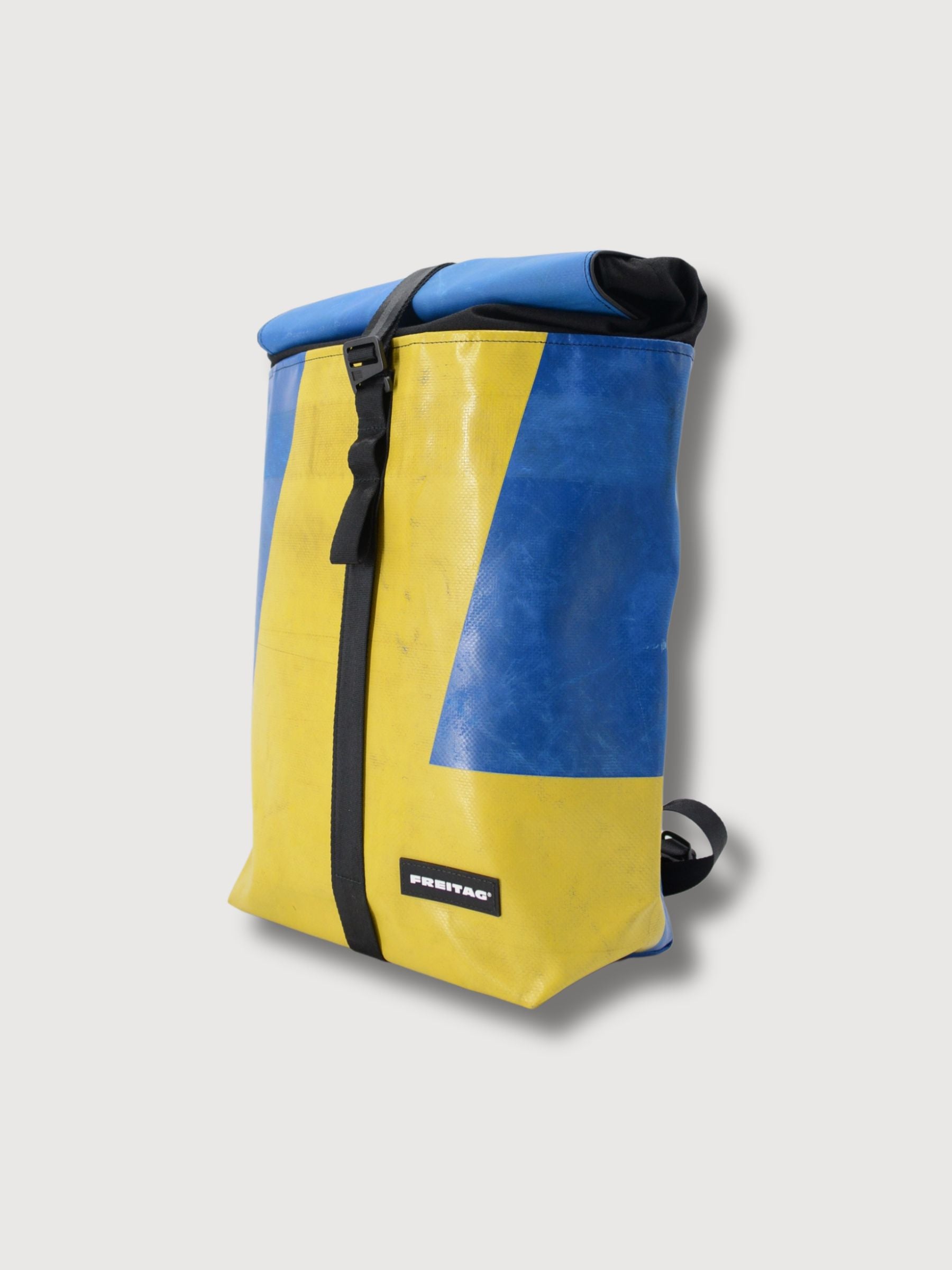 Backpack F155 Clapton Yellow & Blue in Tarps usati | Freitag