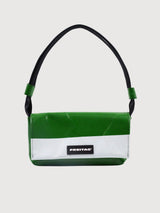 Shoulder Bag Laura Green/White | Freitag