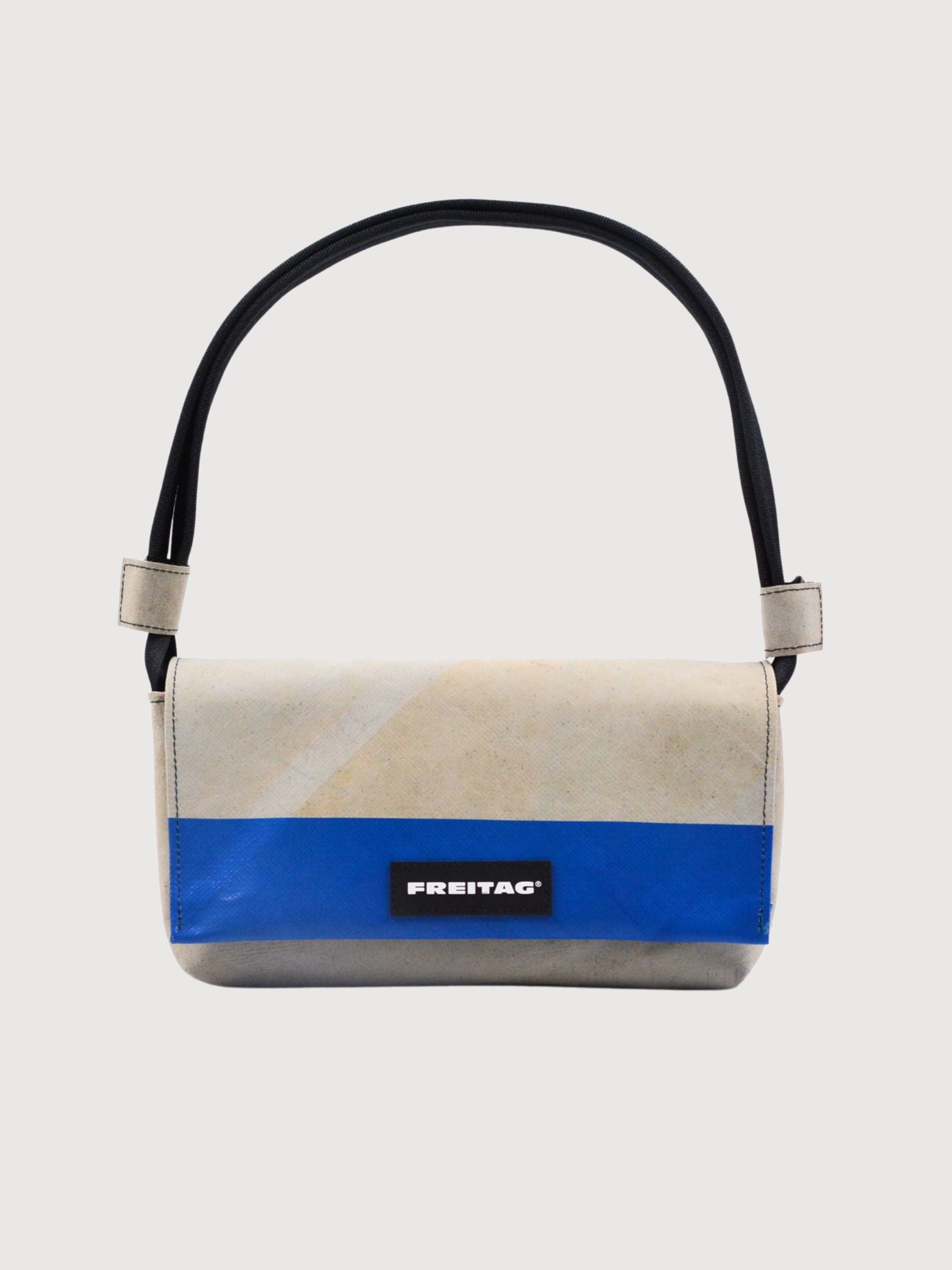 Shoulder Bag Laura Grey/Blue | Freitag