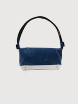 Shoulder Bag Laura Blue/White | Freitag