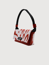 Shoulder Bag Laura Red/White | Freitag