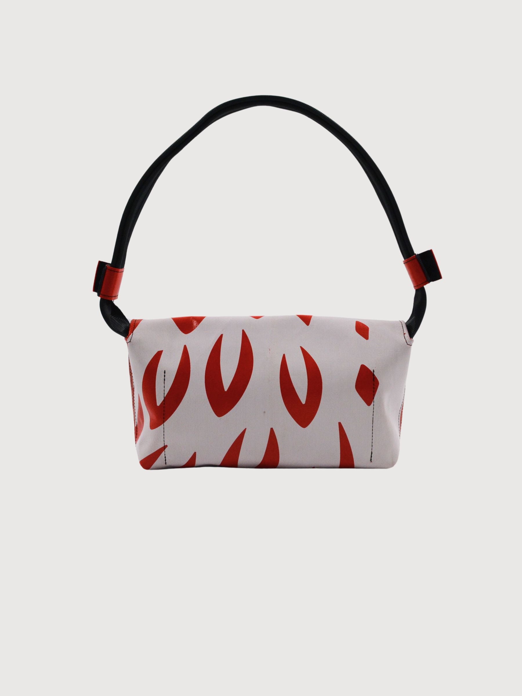 Shoulder Bag Laura Red/White | Freitag