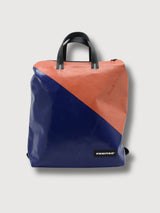Backpack F201 Pete Blue & Orange In Used Truck Tarps | Freitag