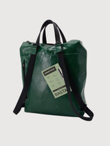 Backpack F201 Pete White & Green In Used Truck Tarps | Freitag