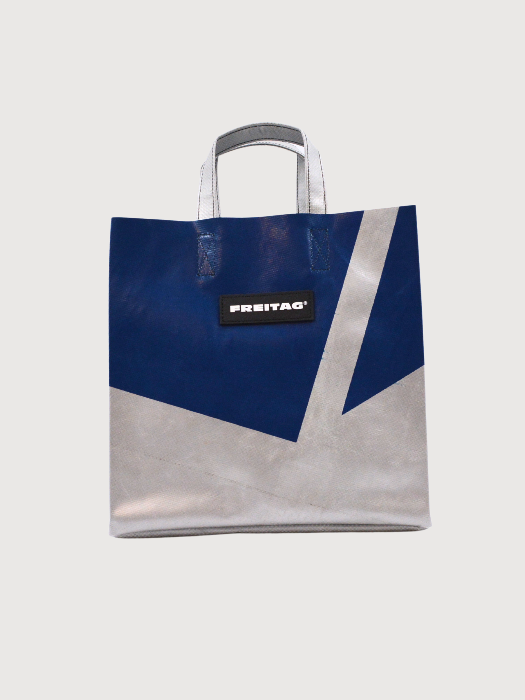 Shopper Bag Sonny Silver/Blue | Freitag