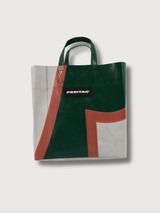 Sonny Green-White-Red Shopper | Freitag