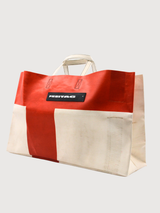 Shopper Bag Miami Wide White/Red | Freitag