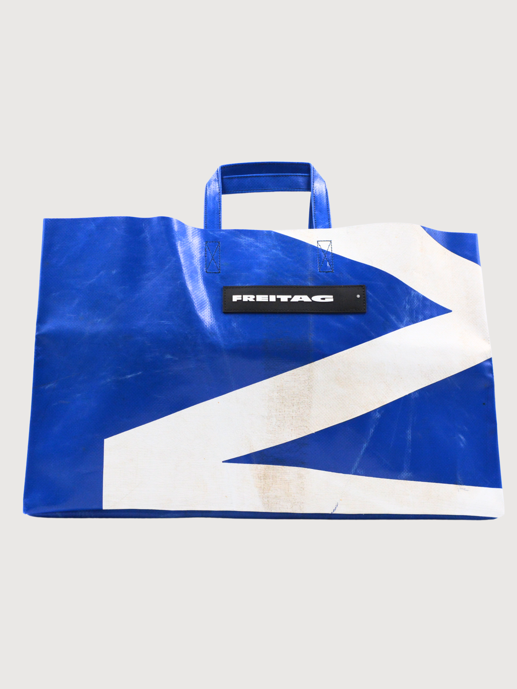 Shopper Bag Miami Wide Blue/White | Freitag