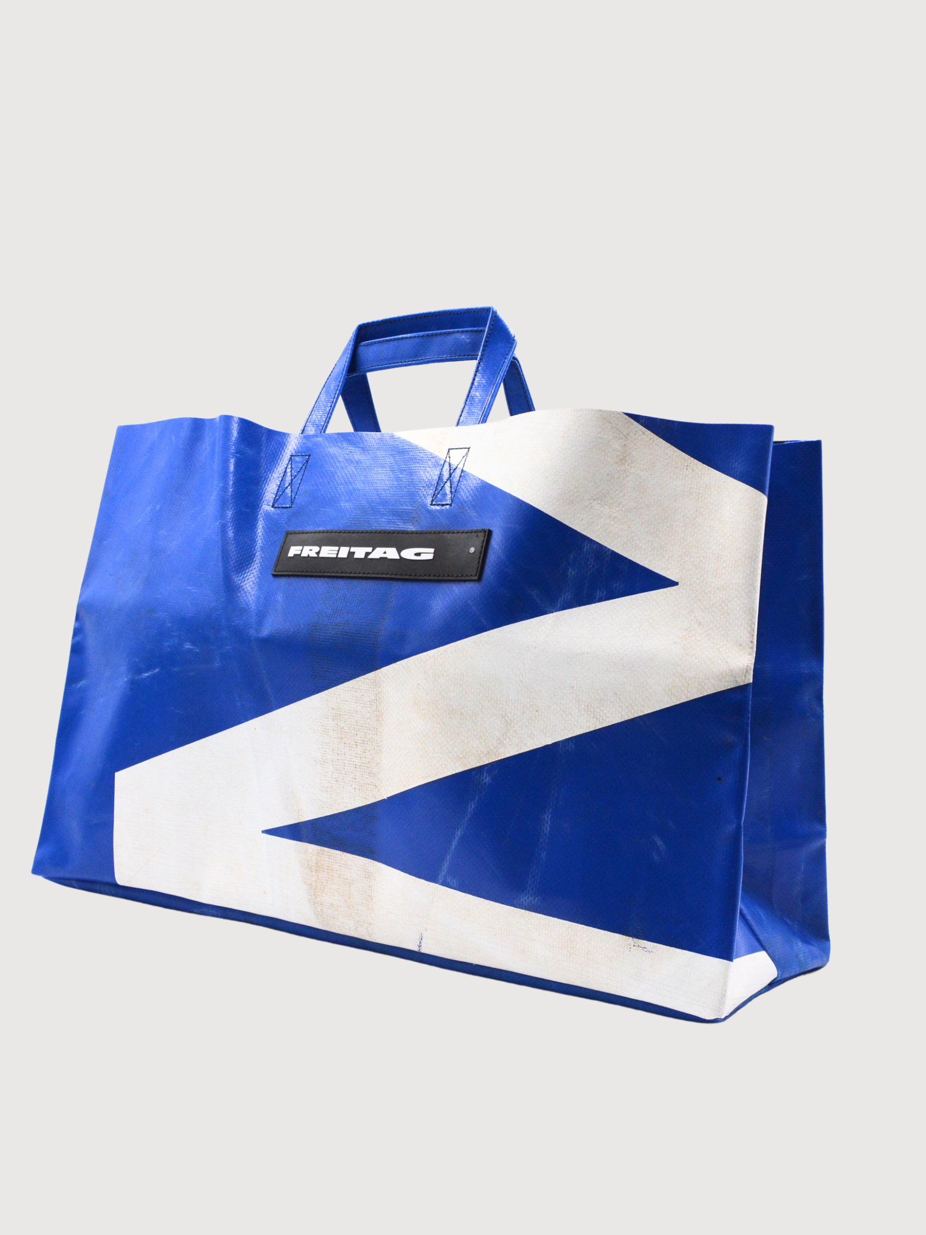 Shopper Bag Miami Wide Blue/White | Freitag