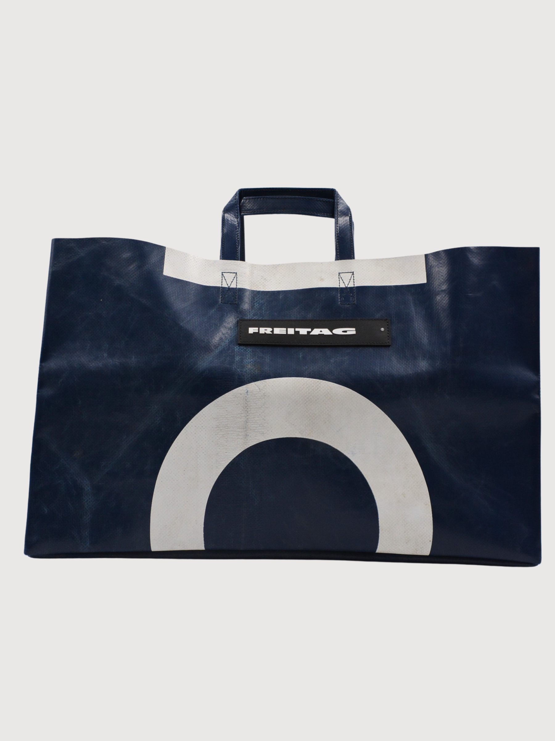 Borsa Shopper Miami Wide Grigio/Bianco | Freitag