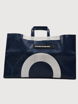 Borsa Shopper Miami Wide Grigio/Bianco | Freitag