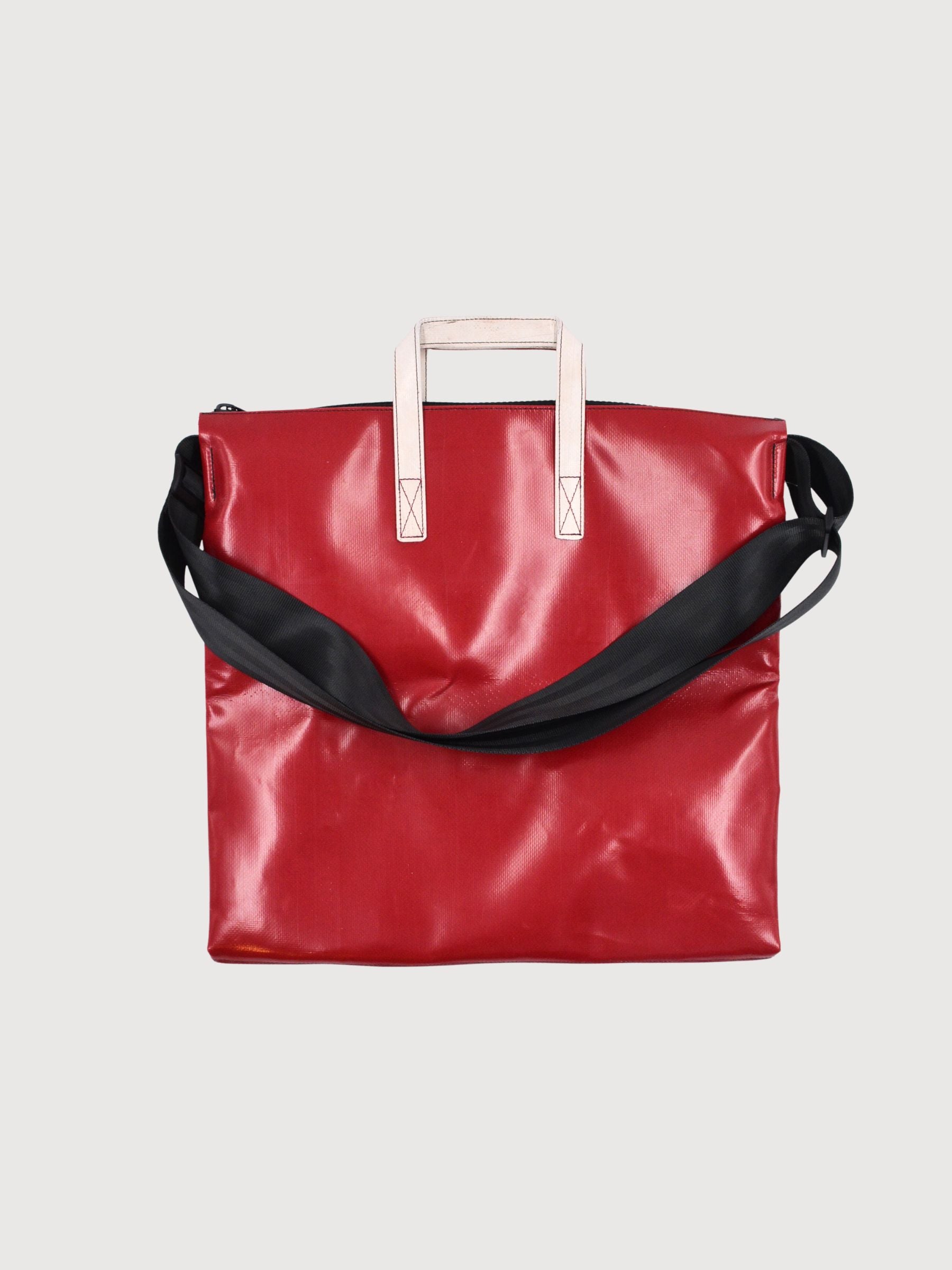 Umhängetasche Tilda Weiß/Rot | Freitag