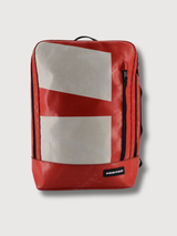 Hazzard Rucksack Rot-Weiss | Freitag