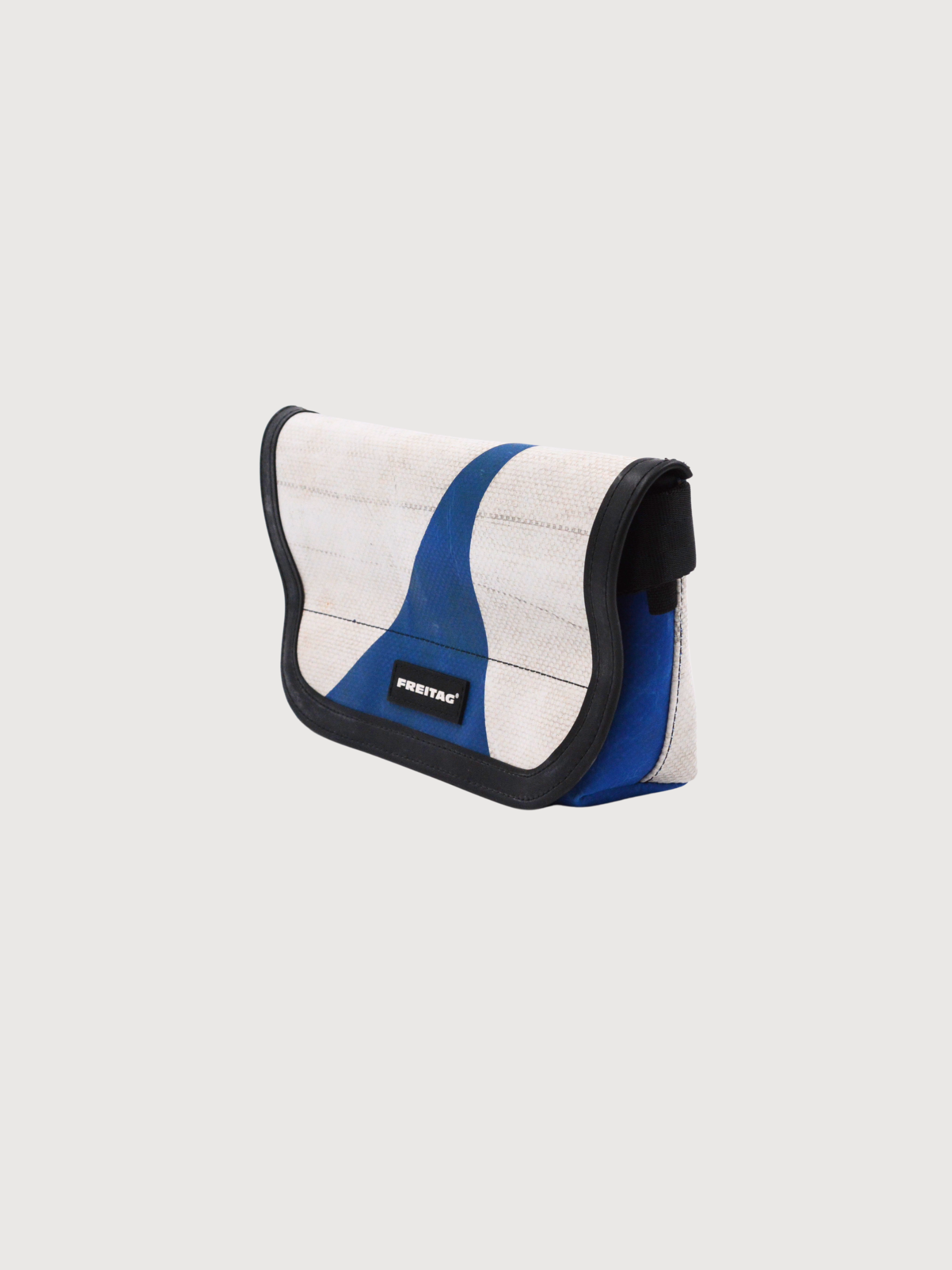 Borsa a tracolla Jamie Blu/Bianco | Freitag