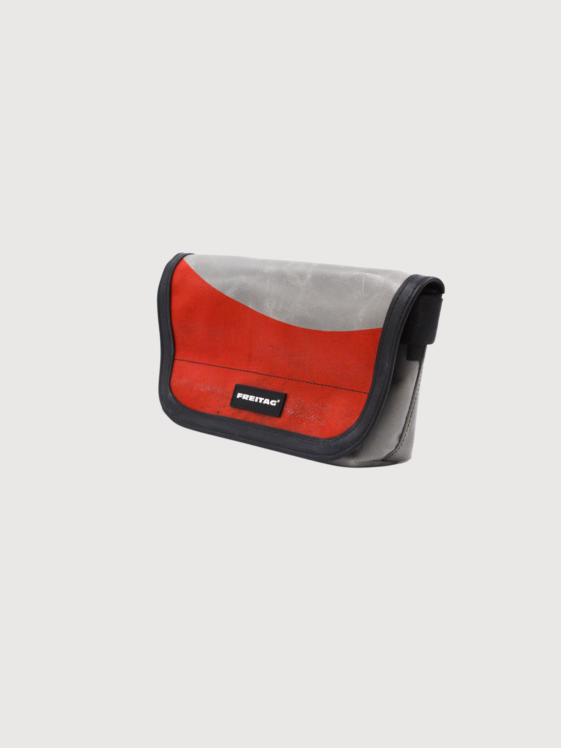 Crossbody Bag Jamie Grey/Red | Freitag
