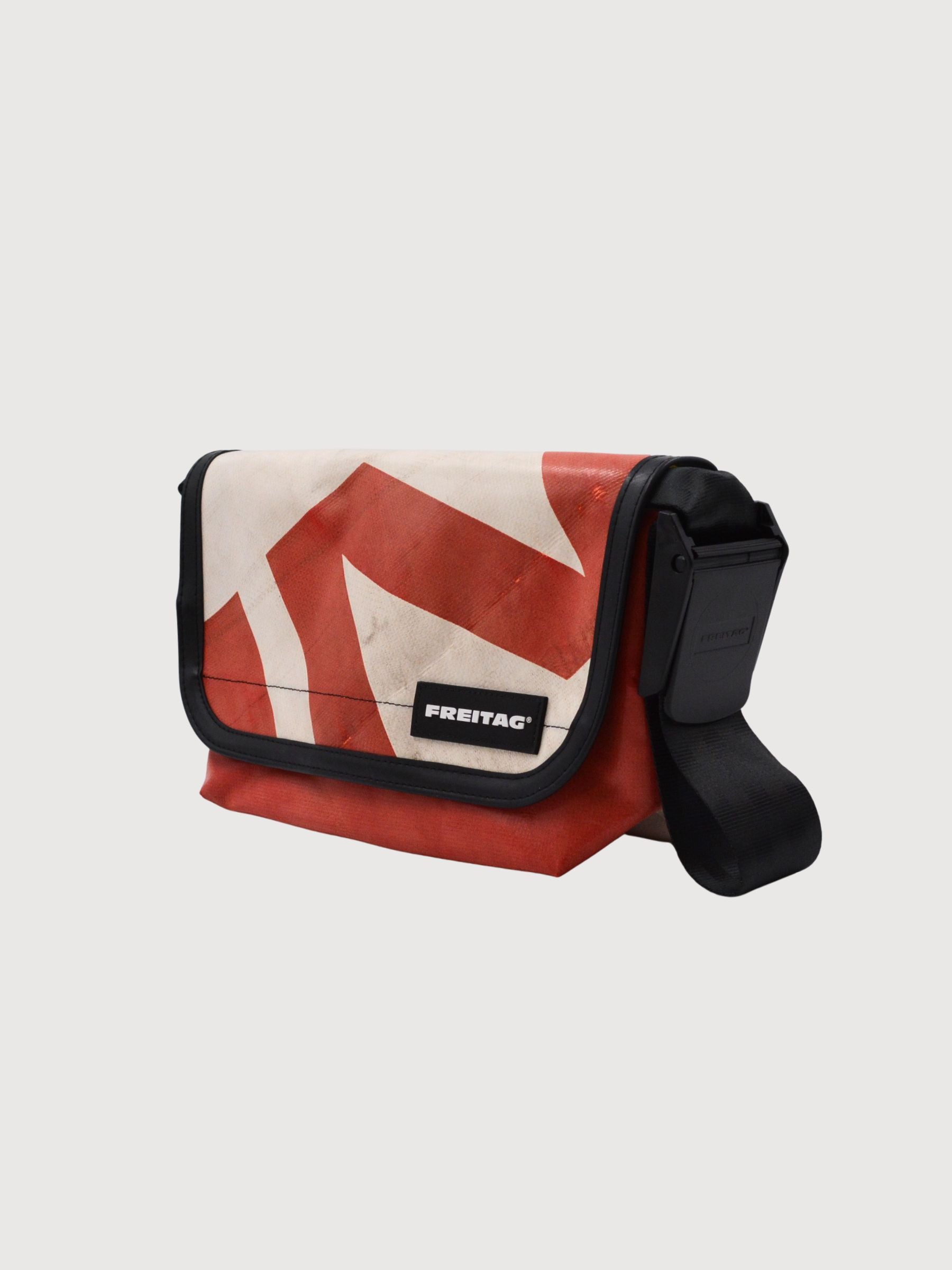 Borsa a tracolla Hawaii Five rossa/bianca | Freitag