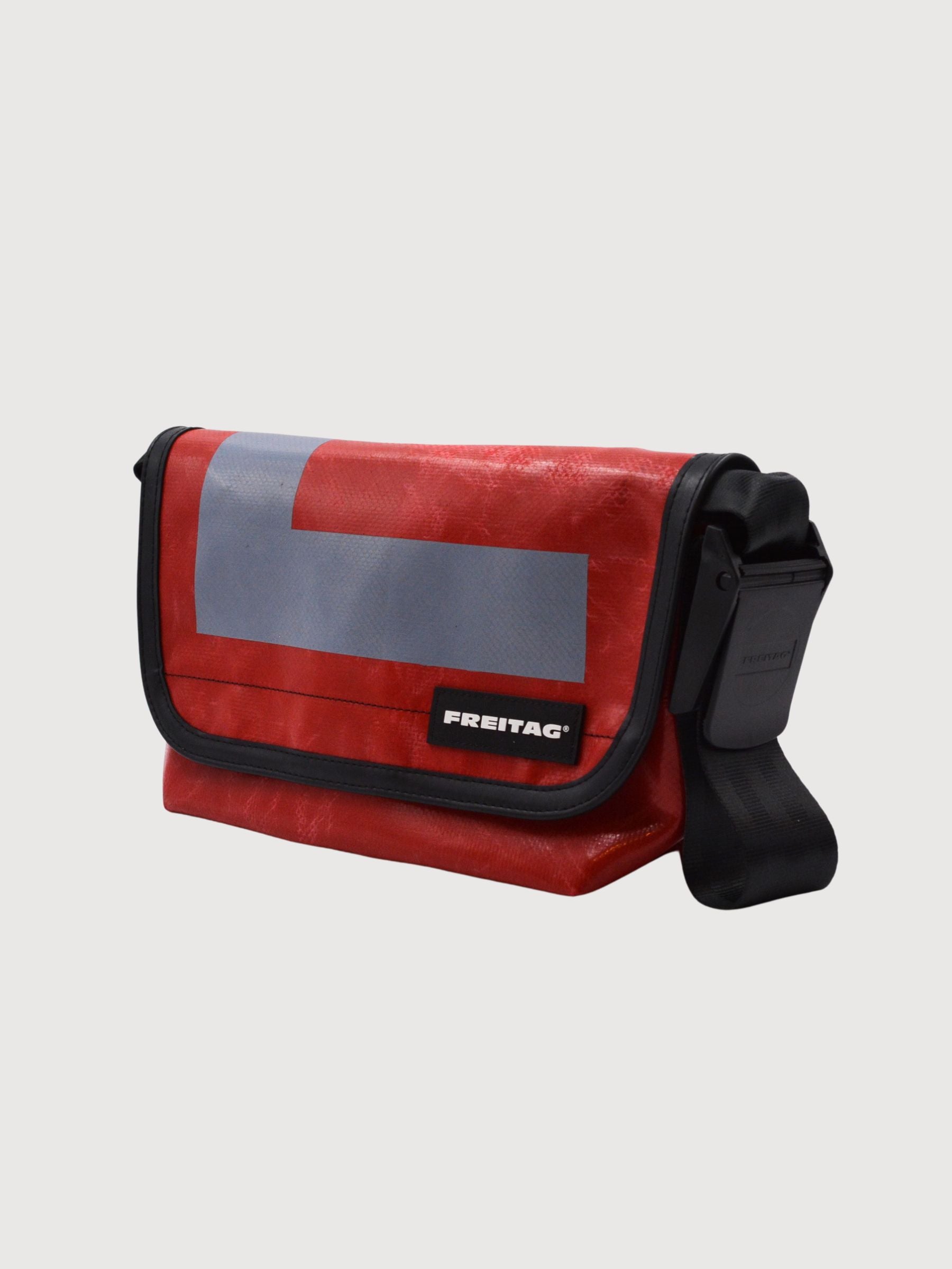 Borsa a tracolla Hawaii Five rossa/grigia | Freitag