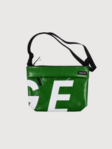 Shoulder bag lou Green/White | Freitag