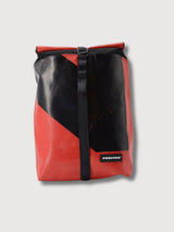 Backpack F155 Clapton Red and Black in Tarpaulin di camion usato | Freitag